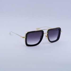 🕶️ New DITA DUBSIGNAL DTS465-A-01 SUNGLASSES - Gold/Black Frame, Grey Lenses